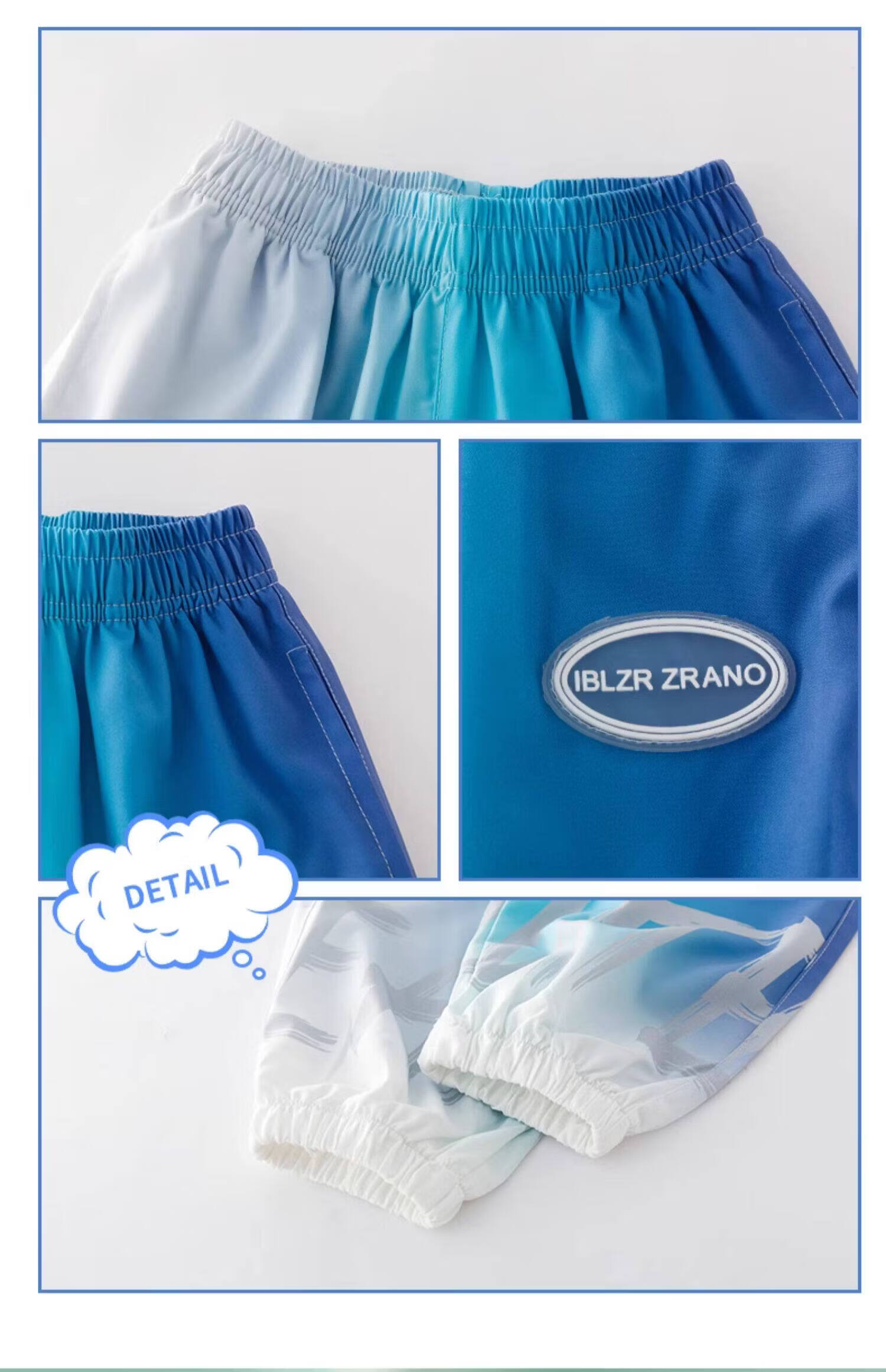 Moonkids Boys Sportswear Set Summer 2026 New Quick-Dry Ice Silk Short Sleeve and Long Pants for Big Kids Stylish 8